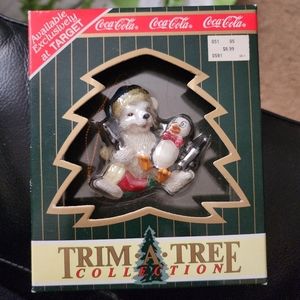 NEW COCA COLA Coke Vintage Christmas Decoration Trim A Tree Collection Ornament